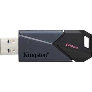 Kingston DataTraveler Exodia DTXON 64 GB USB 3.2 (Gen 1) Type A Flash Drive - Matte Black