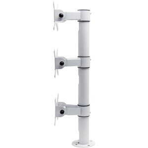 Star Micronics Pole Mount for Tablet - White - 3 Display(s) Supported - 22" (55.88 cm) Screen Support - 5 kg Load Capacity