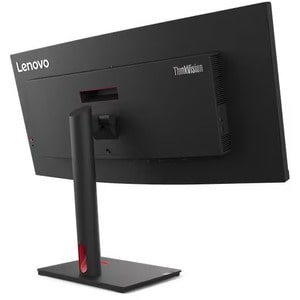 Lenovo ThinkVision T34w-30 34" Class UW-QHD Curved Screen LCD Monitor - 21:9 - Raven Black - 34" Viewable - Vertical Align