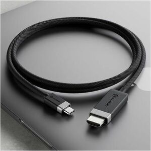 Alogic Fusion 1 m HDMI/USB-C AV/Data Transfer Cable - 1 - Cable for PC, Notebook, TV, Projector - First End: 1 x USB Type 