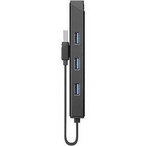 Alogic ULAAEA-SGR USB/Ethernet Combo Hub - USB Type A - Portable - 3 Total USB Port(s)1 Network (RJ-45) Port(s) - Mac, PC,