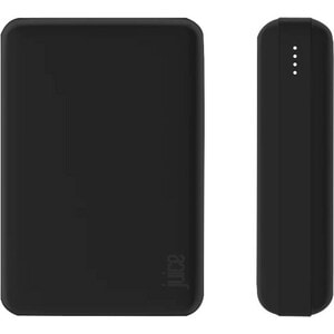 JUICE ECO 4 Power Bank - Black - For Smartphone, USB Type A Device, USB Type C Device - 12000 mAh - 3 A - 5 V DC Output - 