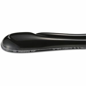 Kensington DuO Gel Wave Keyboard Wrist Rest - 3.62"" (91.95 mm) Width - Black/Black - Gel - Keyboard - 1