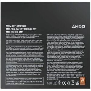 AMD Ryzen 9 7000 7900X3D Dodeca-core (12 Core) 4.40 GHz Processor - Box - 128 MB L3 Cache - 12 MB L2 Cache - 768 KB L1 Cac