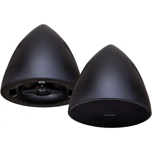 Crestron Saros PD6T-B-T-EACH 2-way Outdoor Ceiling Mountable, Pendant Mount Speaker - 125 W RMS - Black Textured - TAA Com