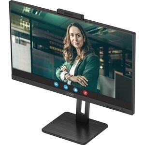 AOC 24P3CW 24" Class Webcam Full HD Monitor LCD - 16:9 - preto texturizado - 60,5 cm (23,8") Viewable - Tecnologia IPS (In