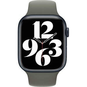Apple Sport Smartwatch Band - 45 mm Length - Olive - Fluoroelastomer