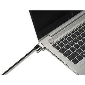 Kensington Universal 3-in-1 Keyed Laptop Lock - 1.83 m Cable - Patented T-bar/Master Keyed Lock - Carbon Steel - For Notebook