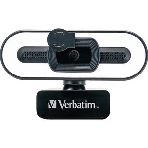 Verbatim AWC-02 - Webcam - 5 Megapixel - 30 fps - Schwarz - USB Typ-A - 2560 x 1440 Pixel Videoauflösung - Autofokus - 72°