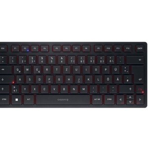CHERRY KW 9200 MINI Keyboard - Wired/Wireless Connectivity - USB Type C Interface - Spanish - Black - SX Keyswitch - Bluet
