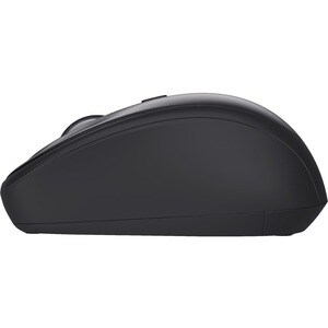 Trust TM-201 Mouse - Radio Frequency - USB 1.0 - Optical - 4 Button(s) - Black - Wireless - 2.40 GHz - 1600 dpi - Scroll W