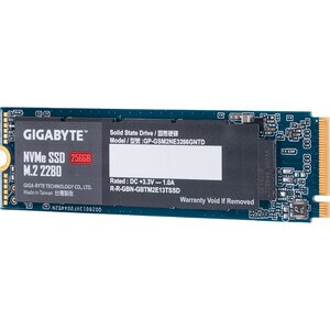 Unidad de estado sólido Gigabyte GP-GSM2NE3256GNTD - M.2 2280 Interno - 256GB - PCI Express NVMe (PCI Express NVMe 3.0 x4)