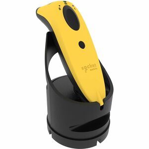 Socket Mobile SocketScan S720 Handheld Barcode Scanner Kit - Wireless Connectivity - Yellow - 1D, 2D - LED - Linear - Blue