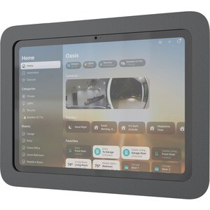 Heckler Design Wall Mount for Tablet, Network Adapter - Black Gray - Steel, Powder Coated Steel