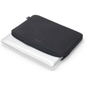 Dicota Eco BASE Tasche (Sleeve) für 30,5 cm (12 Zoll) bis 31,8 cm (12,5 Zoll) Notebook - Schwarz - 300D x 300D Polyethylen