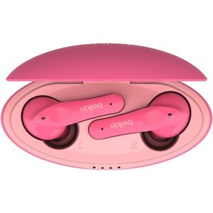 Belkin SOUNDFORM Nano True Wireless Earbud Stereo Earset - Pink - Binaural - In-ear - 1000 cm - Bluetooth