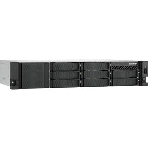Sistema di memorizzazione SAN/NAS QNAP TS-855eU-RP-8G - 8 x Vani totali - 5 GB Capacità memoria Flash - Intel Atom MT8168 