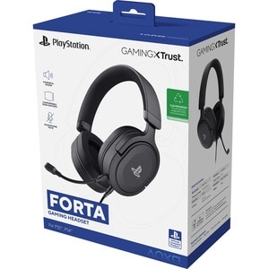 Trust Forta GXT 498 Kabel Über das Ohr, Kopfbügel Stereo Gaming Headset - Schwarz - Binaural - Geschlossen - 20 Hz bis 20 