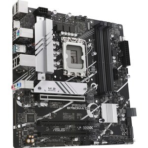 Asus Prime B760M-A D4 Desktop Motherboard - Intel B760 Chipset - Socket LGA-1700 - Micro ATX - Pentium Gold, Celeron, Core