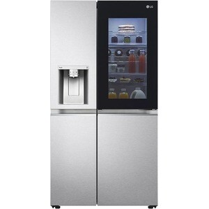 Congelatore/Freezer LG GSXV90MBAE 635 L Combinato - Metallico - Vetro temprato - Digital Inverter Compressor - Smart Conne