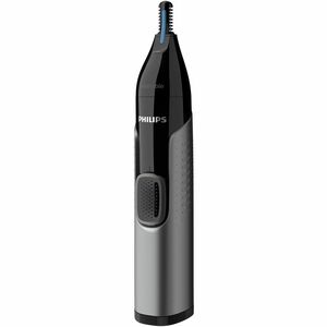 Trimmer Philips NT3650 - Grigio, Nero - x Acciaio inox Lame - senza filo - Batteria Fonte di alimentazione - Per Naso