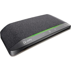 Poly Sync 10 免提电话 - 黑, 银 - USB - 麦克风 - USB