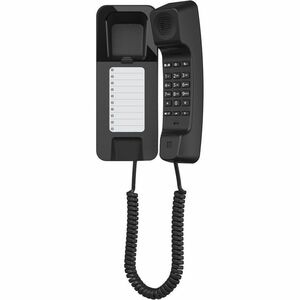 Gigaset 200 Standard-Telefon - Desktop, Wandmontierbar - Schwarz - Hörhilfen-kompatibel