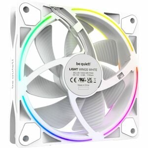 be quiet! Light Wings 120mm PWM 3 Cooling Fan - Gaming Console, Case - 120 mm Maximum Fan Diameter - 3 x Fan(s) - 70.53m³/