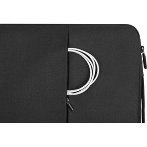 Gecko Covers Carrying Case (Sleeve) for 43.2 cm (17") Notebook - Black - Water Resistant, Water Proof Zipper - Fabric Body