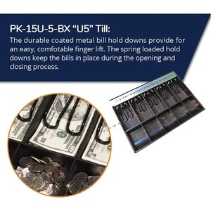 apg Cash Tray - 5 Bill/5 Coin Compartment(s)