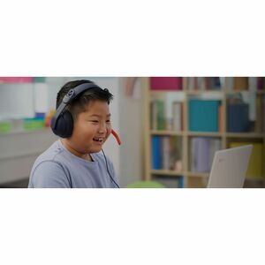 Logitech Zone Learn, EDU, WW, Classic Blue, On-Ear, USB-C
