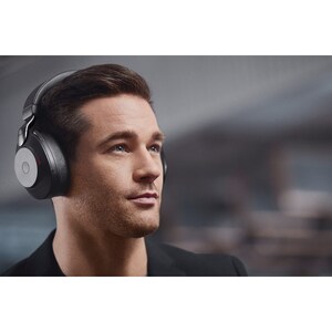 JABRA EVOLVE2 85 HEADSET  USB-C UC STEREO PRETO,C/LINK380C, STAND