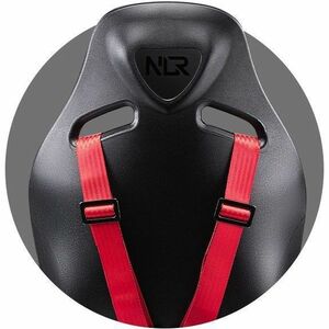 Next Level Racing ES1 Scuderia Ferrari Edition Seat - For Gaming - Suede, Foam, High-density Polyethylene (HDPE) Foam