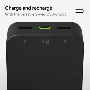 mophie powerstation XL for phones and tablets - portable power with USB-C fast charging - 20,000 mAh internal battery - Th