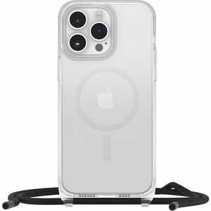 OtterBox React Carrying Case Apple iPhone 14 Pro Max Smartphone - Clear - Drop Resistant - Nylon, Plastic Body - Neck Strap