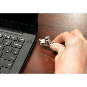 Noble TZ03T Cable Lock For Notebook, Desktop Computer, Tablet - 1.80 m Cable - Keyed Lock - Sliver - Hardened Stainless St