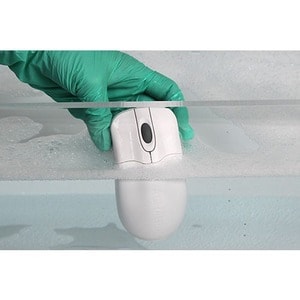 Seal Shield Silver Storm Wireless Medical Mouse - AES128 Encryption - Optical - Wireless - Radio Frequency - 2.40 GHz - Wh