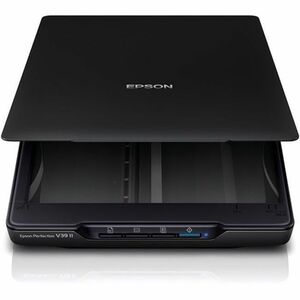 Epson Perfection V39 II Flatbed/Film Scanner - 4800 dpi Optical - 48-bit Color - 16-bit Grayscale - USB