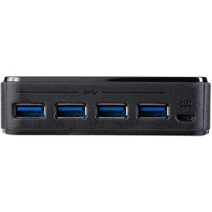 StarTech.com USB Switch - Micro USB - External - Black - 8 Total USB Port(s) - 8 USB 3.0 Port(s)