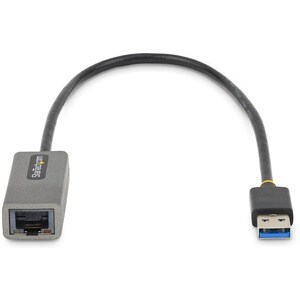 StarTech.com Gigabit Ethernet Adapter for Computer/Notebook - 10/100/1000Base-T - Portable - USB 3.2 (Gen 1) Type A - 640 