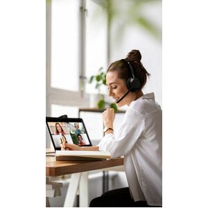 Jabra Evolve2 50 Wired On-ear Stereo Headset - Binaural - Supra-aural - 20 Hz to 20 kHz - 170 cm Cable - MEMS Technology, 