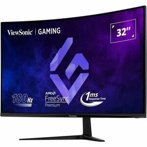 ViewSonic Entertainment VX3218C-2K 32" Class WQHD Curved Screen Gaming LED Monitor - 16:9 - Black - 80 cm (31.5") Viewable