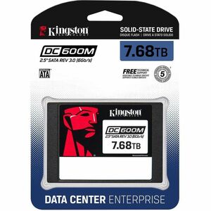 Unità stato solido Kingston DC600M - 2,5" Interno - 7,50 TB - SATA (SATA/600) - Uso misto - Server Dispositivo supportato 