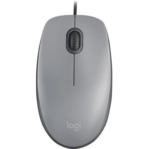 MOUSE COM FIO LOGITECH M110 CINZA