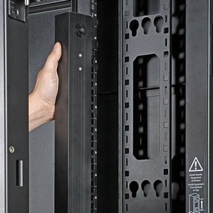 Tripp Lite by Eaton SRVRTBAR48 Kabelbündler - Schwarz - 2 Pack Paket - Kabelmanager - 48U Rack Height