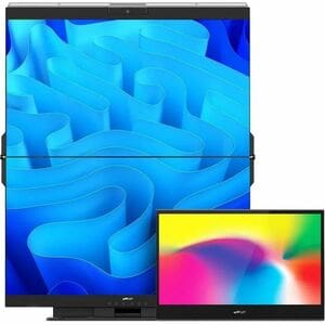 Mobile Pixels Geminos T 24" Dual-Stacked 1080p Monitors with Multi-Touch and Webcam - 23.8" Viewable - Multi-touch Screen 