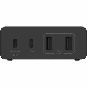 Belkin BoostCharge Pro 108 W AC Adapter - Universal Adapter - USB - USB Type-C - For MacBook Pro, iPhone - Black