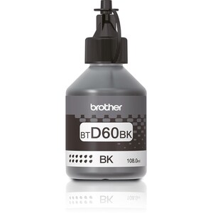Brother BTD60BK Ink Refill Kit - Black - Inkjet - 6500 Pages - Ultra High Yield