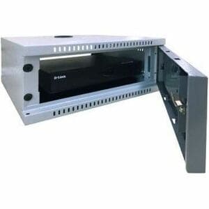 D-Link 2U Wall Mountable Rack Mount Enclosure for DVR - Grey - Toughened Glass, Steel - 8 kg Static/Stationary Weight Capa