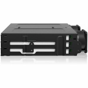 Icy Dock CP097 Drive Enclosure for 5.25" U.2, U.3, PCI Express NVMe 4.0 x4 - SFF-8654 SlimSAS Host Interface Internal - Bl